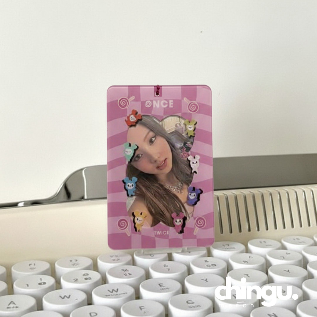 TWICE - ACRYLIC PHOTOCARD HOLDER (BACK TO BACK)